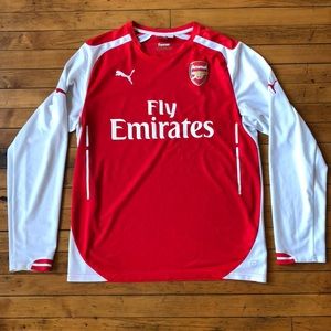 2014/15 Arsenal Home Jersey long sleeve